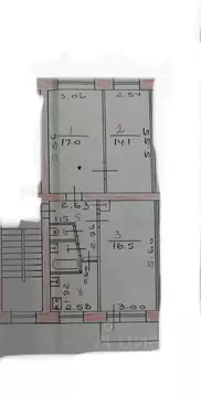 3-к кв. Татарстан, Казань ул. 2-я Юго-Западная, 28 (61.4 м)