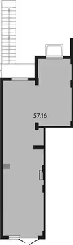 Помещение свободного назначения (57.16 м)