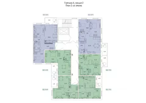 Квартира, 1 комната, 38.49 м