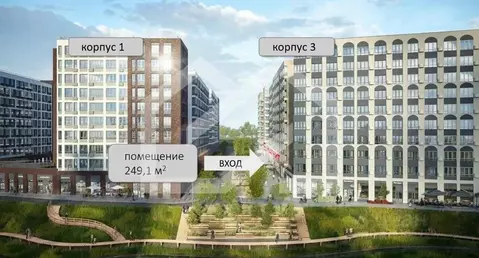 Торговая площадь в Москва Родные кварталы жилой комплекс, 1.2 (249 м)