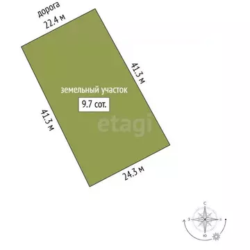 Участок в Ростовская область, Аксайский район, Старочеркасская ст-ца, ...