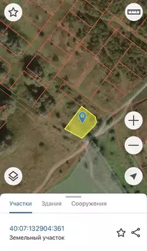 Участок в Калужская область, Жуков пер. Надежды (10.7 сот.)