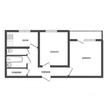 2-к кв. Воронежская область, Воронеж Придонской мкр, ул. Заполярная, ...