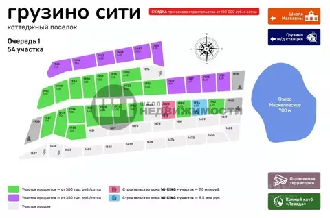 Участок в Ленинградская область, Всеволожский район, Куйвозовское ...