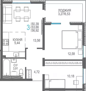 3-к кв. Крым, Сакский район, Лесновское с/пос, с. Прибрежное Розовое ...