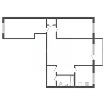 2-к кв. Тульская область, Тула ул. Тульского Рабочего Полка, 102Б ...
