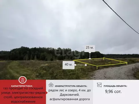 Участок в Брянская область, Брянский район, Новодарковичское с/пос, д. ...