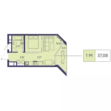 1-к кв. Крым, Ялта муниципальный округ, Виноградное пгт Новая Ливадия ...
