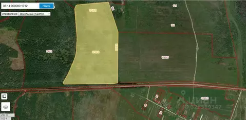 Участок в Владимирская область, Гусь-Хрустальный муниципальный округ, ...