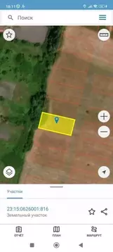 Участок в Краснодарский край, Крымский район, Южное с/пос, Красный ...