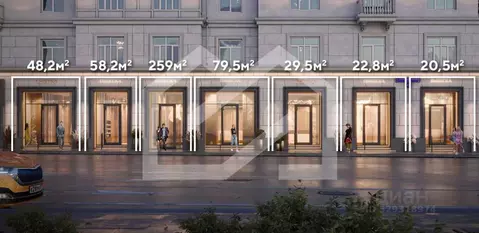 Помещение свободного назначения в Москва 1-я Тверская-Ямская ул., 11 ...