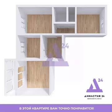 3-к кв. Алтайский край, Барнаул ул. Шумакова, 53 (68.2 м)