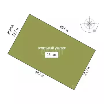 Участок в Крым, Кировский район, Журавское с/пос, с. Тутовка ул. Джами ...