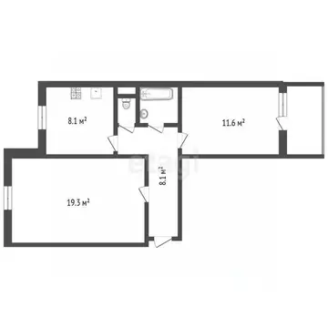 2-к кв. Воронежская область, Воронеж Минская ул., 63 (50.7 м)