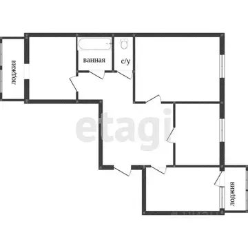 3-к кв. Костромская область, Кострома пос. Новый, 7 (64.7 м)