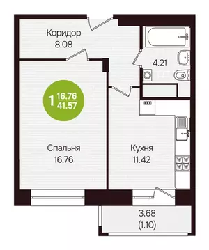 1-к кв. Чувашия, Новочебоксарск ул. Воинов-интернационалистов, поз24 ...