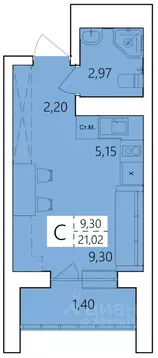 Студия Башкортостан, Уфа ул. Пожарского, 237 (21.02 м)