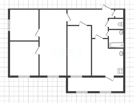 4-к кв. Белгородская область, Белгород ул. Костюкова, 6 (68.8 м)