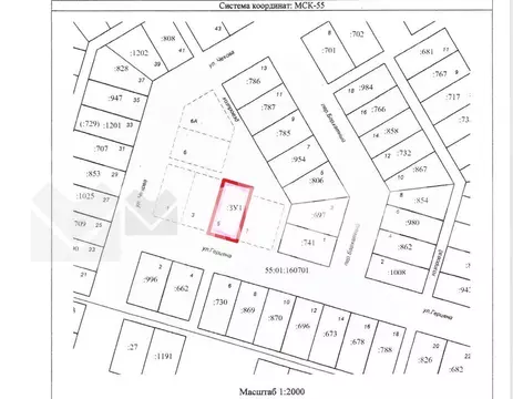 Участок в Омская область, с. Азово ул. Герцена (10.0 сот.)