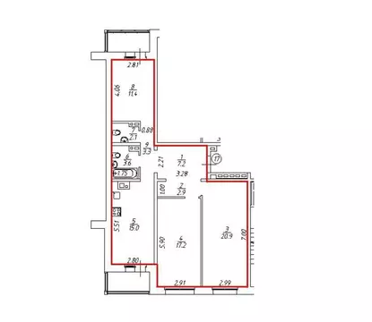 3-комнатная квартира: Иркутск, городок ИВАТУ, жилой комплекс Авиатор, ...