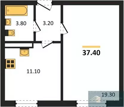 1-к кв. Воронежская область, Рамонский район, с. Ямное Счастье жилой ...