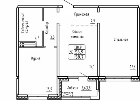 2-к кв. Новосибирская область, Новосибирск Самоцветы жилой комплекс ...