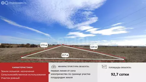 Участок в Перовское сельское поселение, село Ключи (92.74 м)