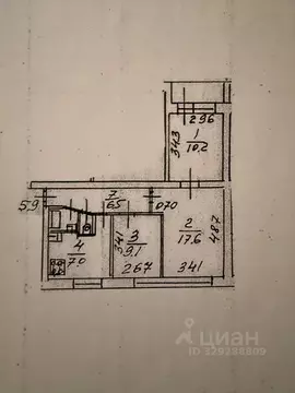 3-к кв. Московская область, Видное Советская ул., 6а (54.0 м)