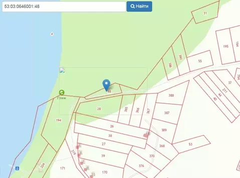 Участок в Новгородская область, Валдайский район, Короцкое с/пос, д. ...