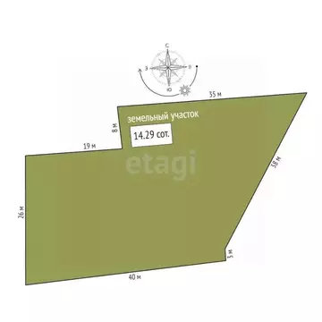 Участок в Брянская область, Брянский район, Отрадненское с/пос, с. ...