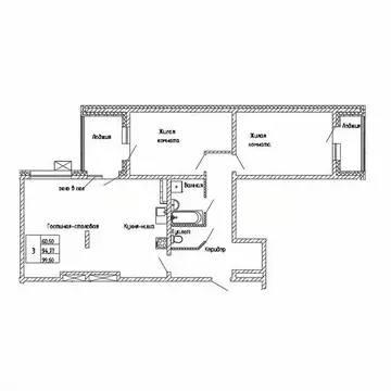 3-к кв. Сахалинская область, Южно-Сахалинск Горизонт жилой комплекс ...