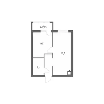 1-к кв. Калининградская область, Гурьевск Риверпарк жилой комплекс ...