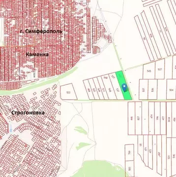 Участок в Крым, Симферопольский район, Трудовское с/пос, с. ...