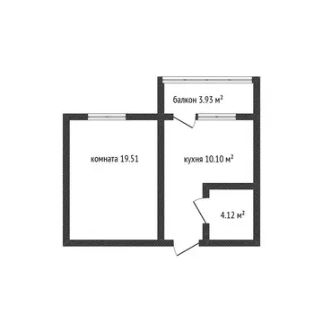 1-комнатная квартира: Новороссийск, улица имени Владимира Бута, 8 ...