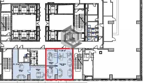 Офис в Москва Профсоюзная ул., 65к1 (82 м)