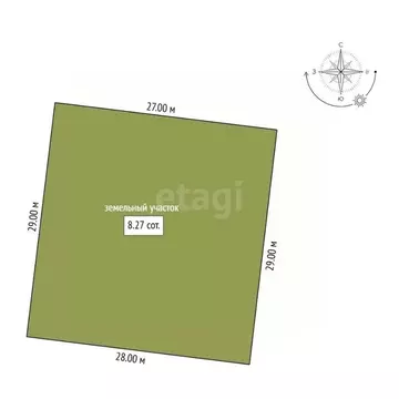 Участок в Тюменская область, Тюмень  (8.27 сот.)