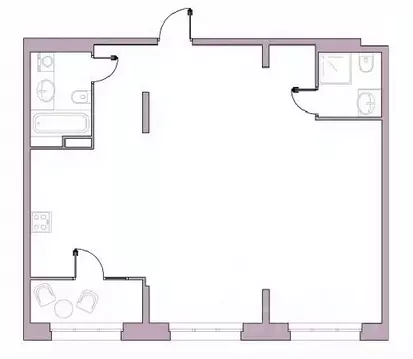 2-к кв. Пензенская область, Пенза Революционная ул., 34 (74.0 м)