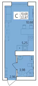 Студия Башкортостан, Уфа ул. Пожарского, 237 (22.87 м)