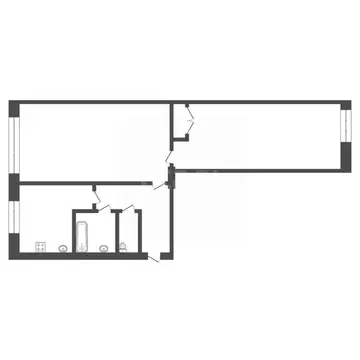 2-к кв. Кемеровская область, Юрга Московская ул., 30 (55.6 м)
