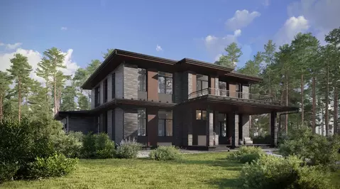 Дом в Московская область, Волоколамский муниципальный округ, Зиккурат ...