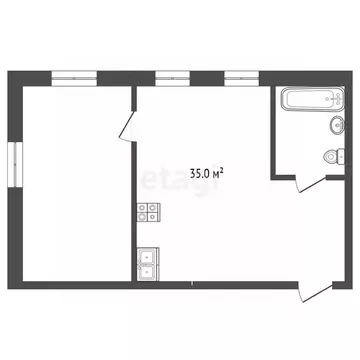 1-к кв. Москва Нагорная ул., 5С4 (60.0 м)