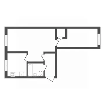 2-к кв. Тюменская область, Тюмень ул. Карла Маркса, 127 (44.3 м)