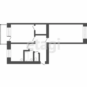 2-комнатная квартира: Томск, микрорайон Черемошники, Профсоюзная ...