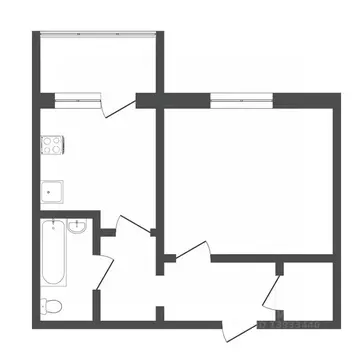 1-к кв. Тюменская область, Тюмень ул. Николая Ростовцева, 6 (41.2 м)