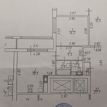 1-к кв. Санкт-Петербург просп. Обуховской обороны, 36 (49.0 м)
