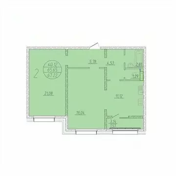 2-к кв. Сахалинская область, Анивский городской округ, с. Новотроицкое ...