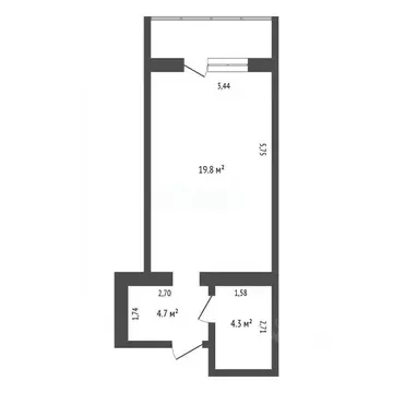1-к кв. Амурская область, Благовещенский район, с. Чигири ул. ...
