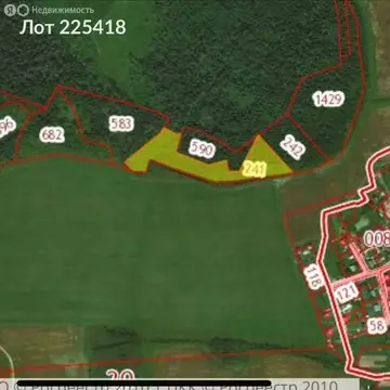 Участок в Одинцовский городской округ, деревня Завязово (280 м)