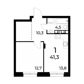 1-к кв. Нижегородская область, Нижний Новгород Березовский мкр,  (41.0 ...