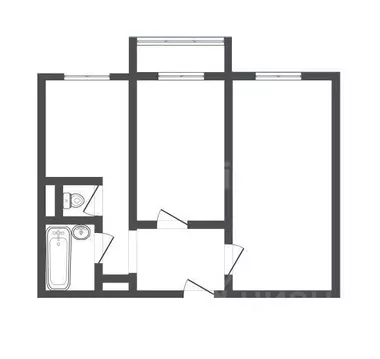 2-к кв. Кемеровская область, Прокопьевск ул. Обручева, 63 (52.2 м)